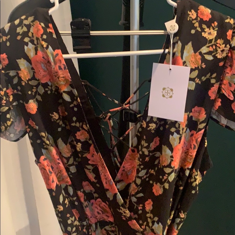 NWT floral romper